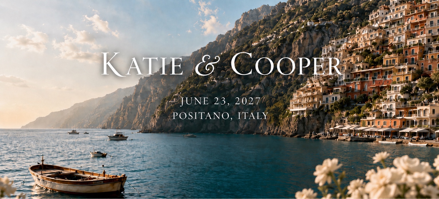 Katie and Cooper wedding in Positano, Italy