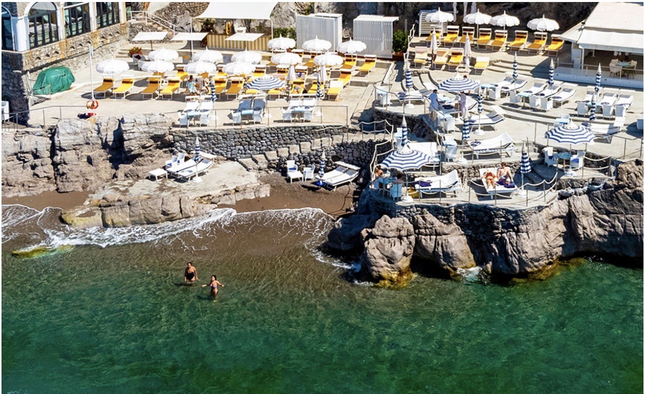 Hotel Marincanto beachfront view